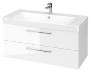 Szafki łazienkowe - Cersanit Set LARA MILLE 100 biała S801-330-DSM S801-330-DSM - miniaturka - grafika 1