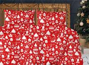 Pościel - Pościel świąteczna 160x200 bawełna Ho Ho Ho Premium Bielbaw - miniaturka - grafika 1