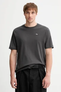 Diesel t-shirt T-ADJUST-DOVAL-PJ T-SHIRT męski kolor szary gładki A15056.0AIJU - Koszulki męskie - miniaturka - grafika 1