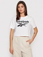 Koszulki sportowe damskie - Reebok T-Shirt Identity HA5739 Biały Slim Fit - miniaturka - grafika 1