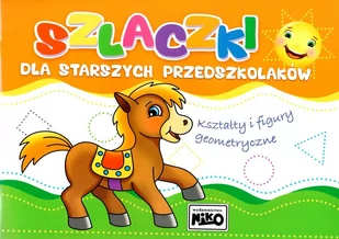 Niko Szlaczki dla starszych przedszkolaków. Kształty i figury geometryczne praca zbiorowa - Kolorowanki, wyklejanki - miniaturka - grafika 1