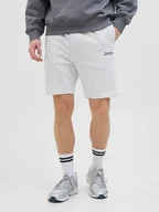 Spodenki męskie - Jack & Jones Szorty dresowe "Gordon" w kolorze białym - miniaturka - grafika 1