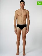 Majtki męskie - Fila Slipy (2 pary) w kolorze czarnym - miniaturka - grafika 1