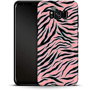 Premium etui na telefon komórkowy Pink Zebra Samsung Galaxy S8 Plus - Etui i futerały do telefonów - miniaturka - grafika 1