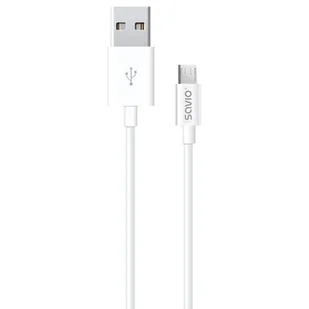 Savio Kabel USB Micro USB 2m - Kable USB - miniaturka - grafika 1