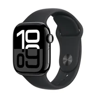 Smartwatch - Apple Watch 10 GPS + Cellular 42mm z aluminium onyksu pasek sportowy M/L Czarny - miniaturka - grafika 1