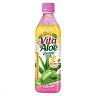 Soki i napoje niegazowane - Vita Aloe Napój z aloesem 38% - Collagen 500 ml - miniaturka - grafika 1