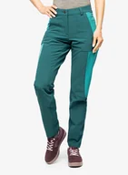 Odzież trekkingowa damska - Spodnie turystyczne damskie Vaude Elope Slim Fit Pants - mallard green - miniaturka - grafika 1