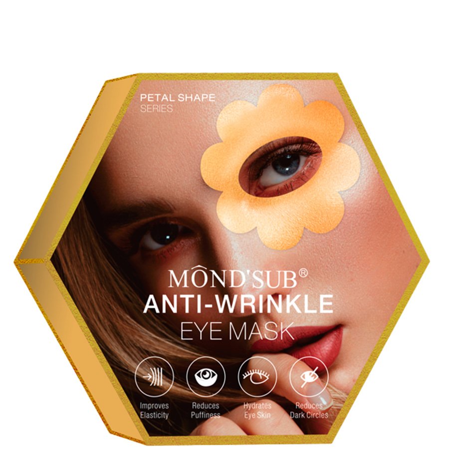 Mond'Sub Anti-Wrinkle Eye Mask, Płatki żelowe pod oczy, 60szt