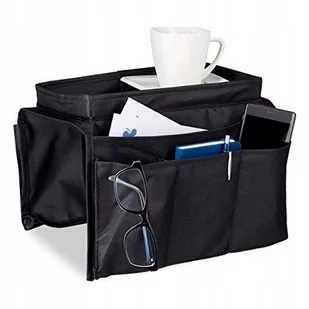 Innovagoods InnovaGoods Organizer w kolorze czarnym na sofę - (S)54 x (W)31 x (G)4 cm - Tace i patery Innovagoods InnovaGoods Organizer w kolorze czarnym na sofę - (S)54 x (W)31 x (G)4 cm - Tace i patery - miniaturka - grafika 1