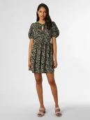 Sukienki - Noisy May Sukienka damska Kobiety Sztuczne włókno czarny|wielokolorowy wzorzysty, M - miniaturka - grafika 1