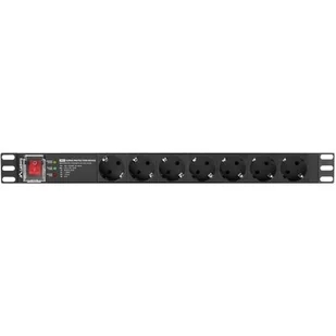 Listwa zasil.rack Pdu 1U 16A 2m 7 PDU-PRO-07F-0200 - Listwy zasilające - miniaturka - grafika 1