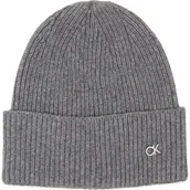 Czapki damskie - Calvin Klein Czapka RE-LOCK | z dodatkiem wełny i kaszmiru - miniaturka - grafika 1