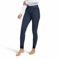Bryczesy - Ariat Bryczesy damskie TRI FACTOR BELLATRIX FS - blue nights - miniaturka - grafika 1