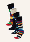 Skarpetki damskie - Happy Socks Skarpety Multi Color, 4 Pary, Z Pudełkiem Prezentowym blau - miniaturka - grafika 1