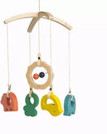 Karuzele dla niemowląt - Yumi Yay - 3w1: karuzela nad łóżeczko, drewniane zabawki, układanka Przykładowa dodatkowa nazwa - miniaturka - grafika 1