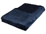 Koce - LIVARNO home Koc z mikrowłóka (Niebieski) - miniaturka - grafika 1