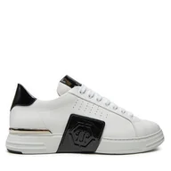 Sneakersy męskie - Sneakersy PHILIPP PLEIN FADS USC0565 PLE025N Biały - miniaturka - grafika 1