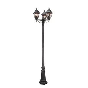 Elstead Lighting Norfolk Lamp Post NR8 BLK Lampa stojąca ogrodowa słupek latarnia IP43 stylowa NR8 BLK) - Lampy ogrodowe - miniaturka - grafika 1