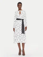 Sukienki - Fracomina Sukienka codzienna FS25SD2006W732T8 Biały Regular Fit - miniaturka - grafika 1