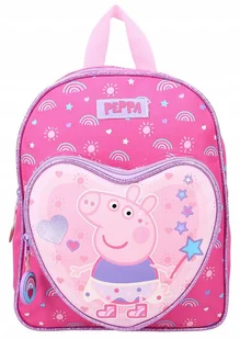 Plecak przedszkolny jednokomorowy Świnka Peppa dziewczynki Różowy Pepa Pig - Plecaki szkolne i tornistry - miniaturka - grafika 1