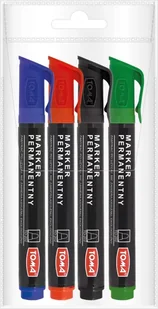 Marker permanentny 4 kolory - TOMA - Długopisy - miniaturka - grafika 1