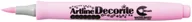 Markery permanentne - Artline SHACHIHATA Marker permanentny z końcówką pędzelkową Decorite BRUSH AR-035 pastel pink 9562 - miniaturka - grafika 1