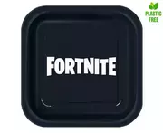 Zestawy szkolne - Godan Talerzyki papierowe Fortnite 18cm 8 szt. - Godan - miniaturka - grafika 1