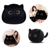 Maskotki i pluszaki - MASKOTKA PODUSZKA CZARNY KOT 40X25CM - miniaturka - grafika 1