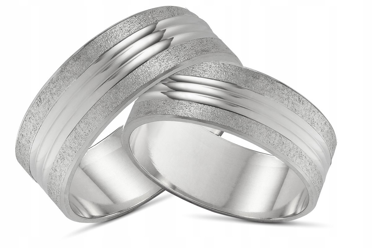 Obrączka srebrna próba 925+GRAWER 6mm OB010 ŚLUB