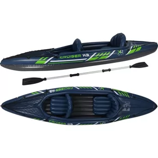 XQ Max Kajak Cruiser X3, 342x76x32 cm, niebiesko-zielony - Kajaki - miniaturka - grafika 1