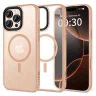 Etui i futerały do telefonów - Etui TECH-PROTECT MagMat MagSafe do Apple iPhone 16 Pro Różowy piasek - miniaturka - grafika 1