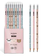 Kredki, ołówki, pastele i pisaki - Interdruk, Ołówek z gumką, HB Rose Gold Int wb A 72 - miniaturka - grafika 1