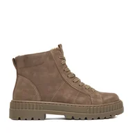 Botki damskie - Trzewiki Lasocki CEO-WI23-N-PUSZAN-02 Brązowy - miniaturka - grafika 1