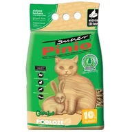Żwirek dla kotów - Super Pinio Zielona Herbata Żwirek drewniany 10L 6798 - miniaturka - grafika 1