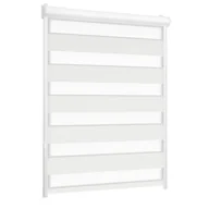 Rolety - Roleta w kasecie dzień noc Classic biała 79.5 x 220 cm lewa - miniaturka - grafika 1