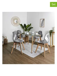 Chairs for all Krzesła (2 szt.) w kolorze szaro-beżowym - 57,8 x 86,5 x 47 cm - Krzesła - miniaturka - grafika 1