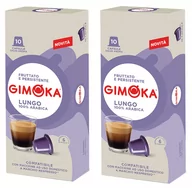 Kawa w kapsułkach i saszetkach - 2x Kapsułki do ekspresu GIMOKA Nespresso Lungo 10 sztuk - miniaturka - grafika 1