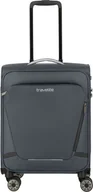Walizki - Walizka kabinowa Travelite Barbara Stepp 55 cm Anthracite - miniaturka - grafika 1