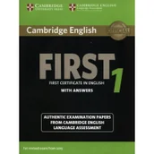 Materiały pomocnicze dla uczniów - Cambridge English First 1 for Revised Exam from 2015 Student's Book with Answers - Cambridge University Press - miniaturka - grafika 1