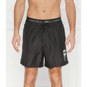 Kąpielówki męskie - Karl Lagerfeld Szorty kąpielowe ikonik | Regular Fit - miniaturka - grafika 1