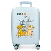 Walizki - Joumma Disney Before The Bloom walizka kabinowa niebieska 33 x 50 x 20 cm sztywne zapięcie szyfrowe z boku ABS 28,4 kg 2 kg 4 koła podwójny bagaż ręczny, Niebieski, walizka kabinowa - miniaturka - grafika 1