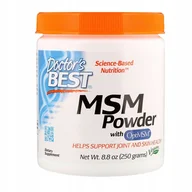 Witaminy i minerały - Siarka MSM OptiMSM Metylosulfonylometan 250 g Doctor's Best 1036542581 - miniaturka - grafika 1