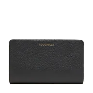 Portfele - Duży Portfel Damski Coccinelle E2 TBM 11 F3 01 Czarny - miniaturka - grafika 1