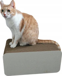 DRAPAK DLA KOTA KARTONOWY LEGOWISKO PIKSEL BIAŁY MELANŻ MRUU&PRUU - Drapaki dla kotów - miniaturka - grafika 1