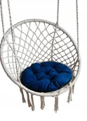 Poduszki ogrodowe - Poduszka huśtawka BocianieGniazdo granat dom ogród - miniaturka - grafika 1