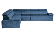 Narożniki - Kondela Narożnik ze składanym narożnikiem Marbela II 2+3 L/P - niebieski - miniaturka - grafika 1