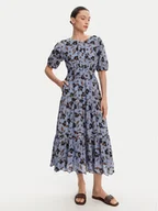 Sukienki - Pepe Jeans Sukienka letnia Eva PL953695 Błękitny Regular Fit - miniaturka - grafika 1