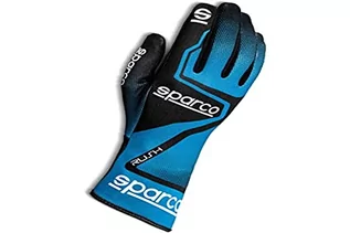 Rękawiczki - Sparco Rękawice Rush czarno - niebieskie r. S - grafika 1