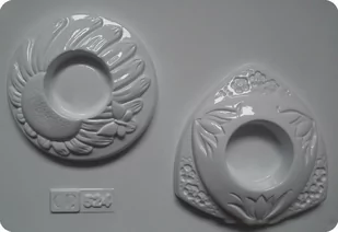 Artis Dea Forma do odlewów Odlewy gipsowe Świeczniki kwiaty CG524) CG524 - Akcesoria rzeźbiarskie - miniaturka - grafika 1